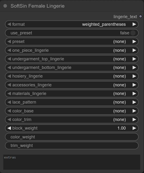 SoftSin Clothing Lingerie node