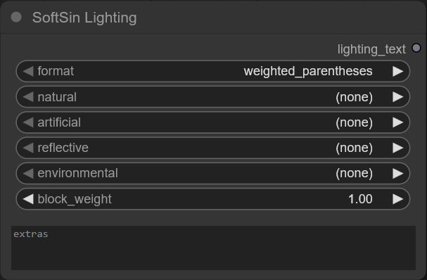SoftSin Lighting node