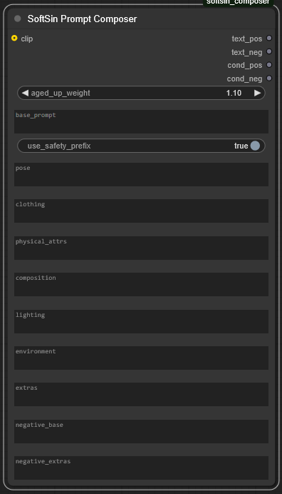 SoftSin Prompt Composer node