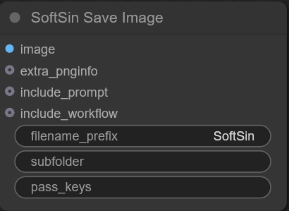 SoftSin Save Image node